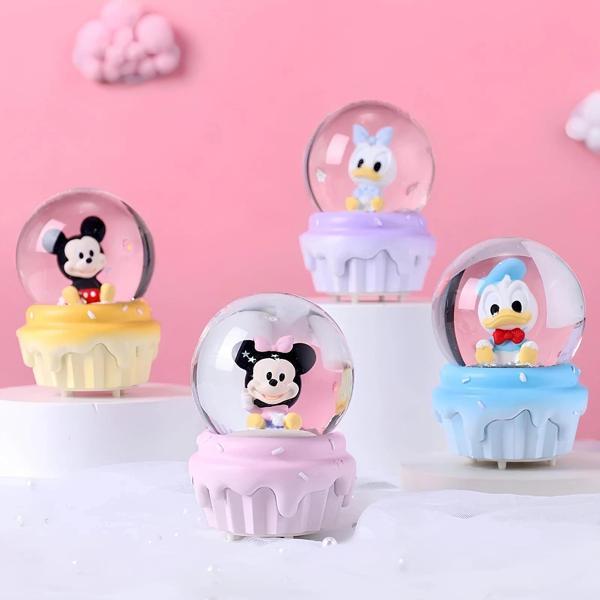 Mickey Mouse Işıklı Kar Küresi 9 Cm Alk3112 - Image 1