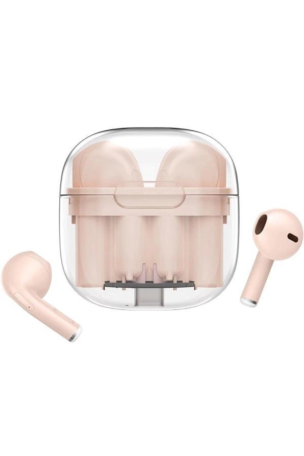 LS-09 Bluetooth 5.3 TWS Kablosuz Airpods Kulaklık - Pembe-(5796) - Image 1