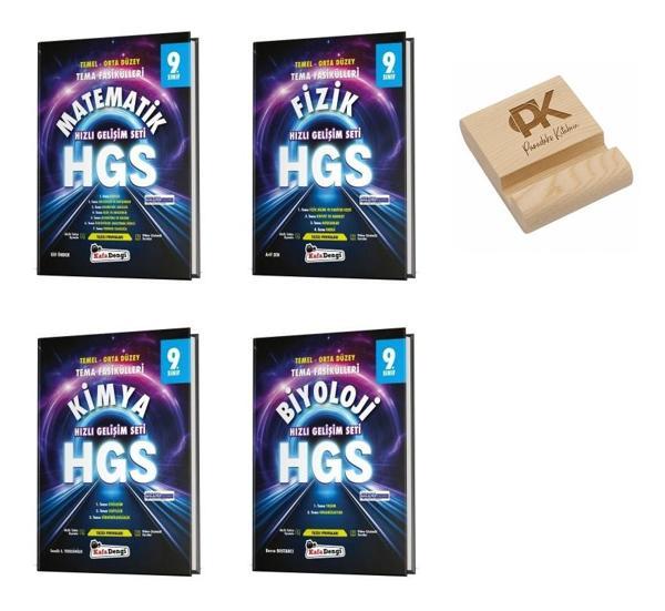 Kafa Dengi 9. Sınıf HGS Matematik Fizik Kimya ve Biyoloji Hızlı Gelişim Seti Tema Fasikül 4lü Set - Kafa Dengi - Image 1