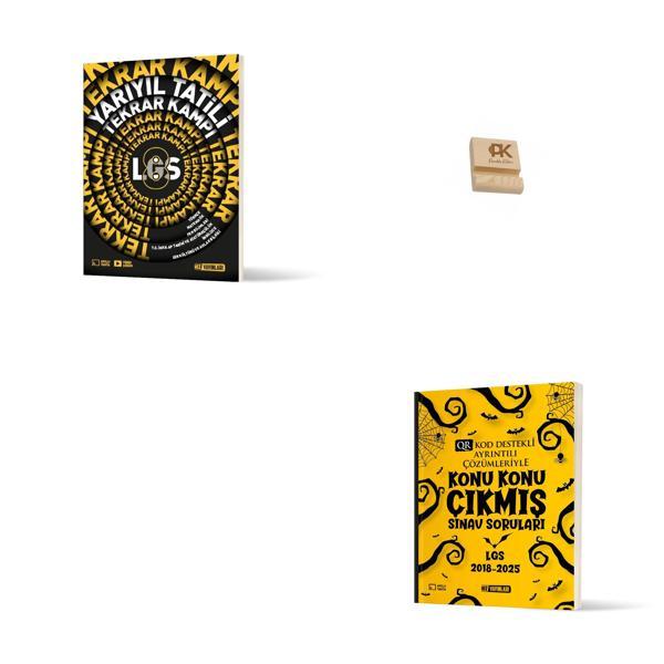 Hız LGS 8. Sınıf Çıkmış Sorular ve Yarıyıl Tatili Tekrar Kampı + Telefon Standı - Hız Yayınları - Image 1