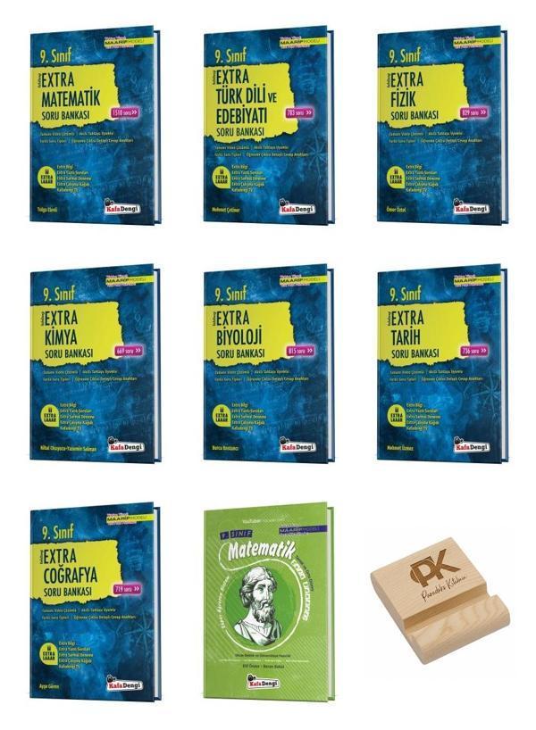 Kafa 9. Sınıf Maarif Ekstra Matematik Edebiyat Fizik Kimya Biyoloji ve Öğreten Matematik 8li Set - Kafa Dengi - Image 1