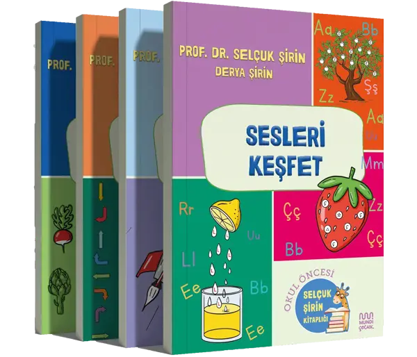 Prof. Dr. Selçuk Şirin Okul Öncesi Kitaplığı Keşfet Serisi (4 Kitap) - Mundi - Image 1