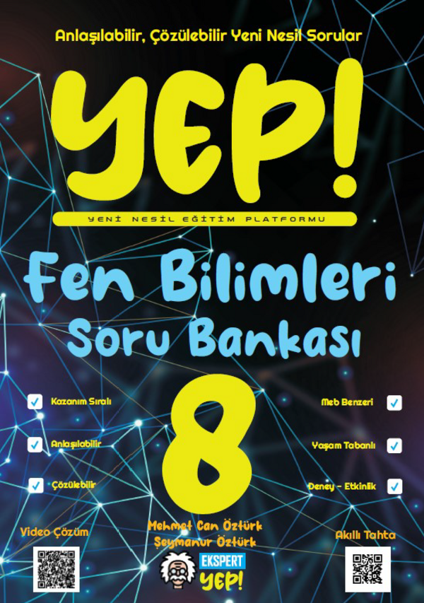 Yep 8. Sınıf Fen Bilgisi Soru Bankası - Ata Yayıncılık - Image 1
