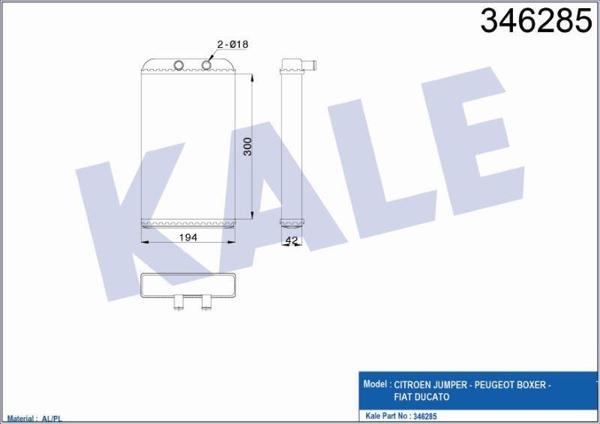 KALORİFER RADYATÖRÜ MEKANİK CITROEN JUMPER - PEUGEOT BOXER - FIAT DUCATO - Image 1