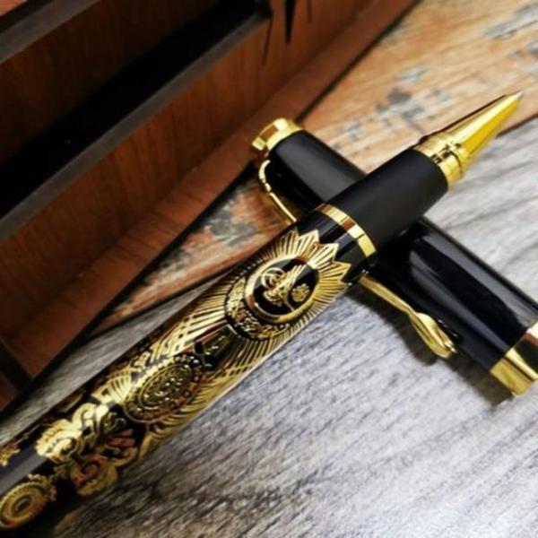 Osmanlı Tuğralı Roller Kalem Dekoratif Hediyelik - Image 1