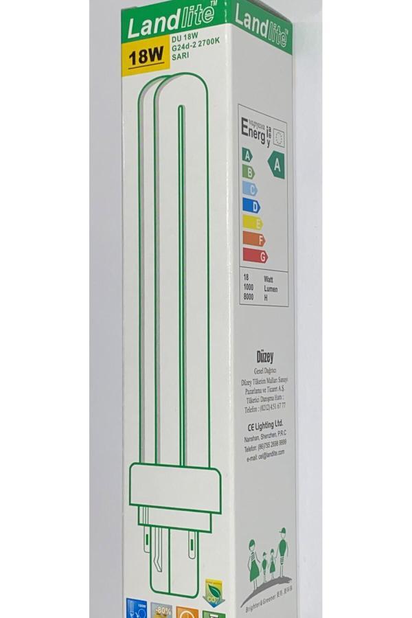 Pl-C 18W/827/2P 1Ct/2700K Sarı Işık Enerji Tasarruflu Ampul Plc - Image 1