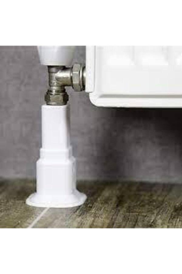 Partiasya Beyaz  Petek Radyatör Boru Gizleme Ayağı - Image 1