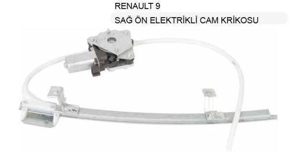 CAM KRİKOSU ELEKTRİKLİ ÖN SAĞ  RENAULT R9-R11 44332 - Image 1