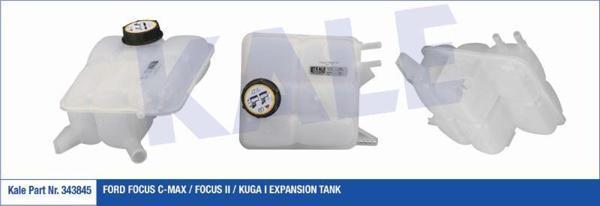 GENLEŞME TANKI (RADYATÖR EK DEPO) KAPAKLI FORD FOCUS C-MAX / FOCUS II / KUGA I - Image 1