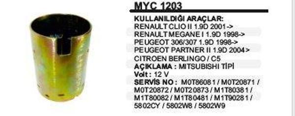 GOVDELI YASTIK 12V  RENAULT CLIO II/MEGANE I 1998-> MITSUBISHI TİP - Image 1