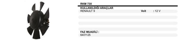 KALORİFER MOTORU 12V RENAULT R9(120KM26) - Image 1