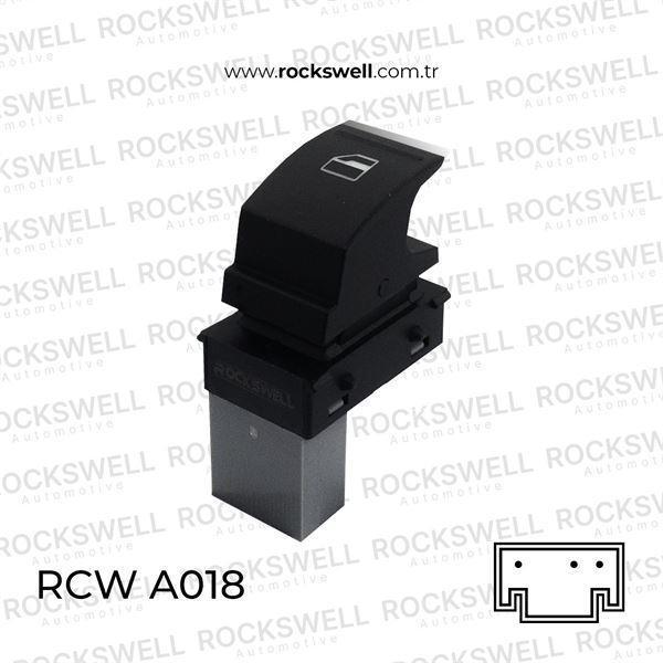 CAM KALDIRMA ANAHTARI YOLCU TARAFI TEKLI (KROM KAPLAMA) CADDY T6 GOLF VI PASSAT / CC EOS GOLF JETTA  SCIROCCO SHARAN TIG - Image 1