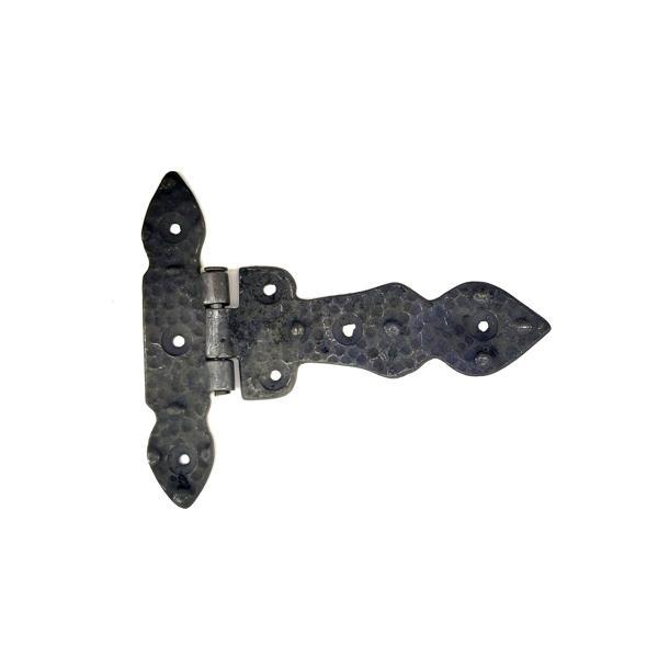 Antika Tarz Dekoratif Pirinç Kuyruklu Düğmeli Menteşe No1 - 117x142 mm, Oksit - Image 1