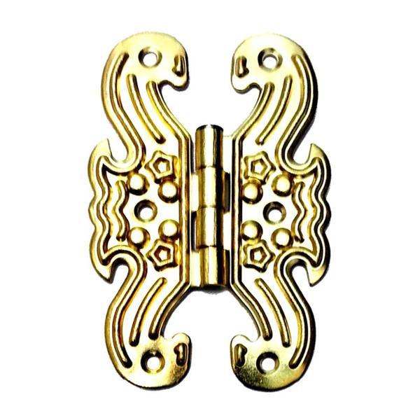 Dekoratif Sac Kelebek Menteşe - Büyük, Sarı, 100 Adet - Image 1