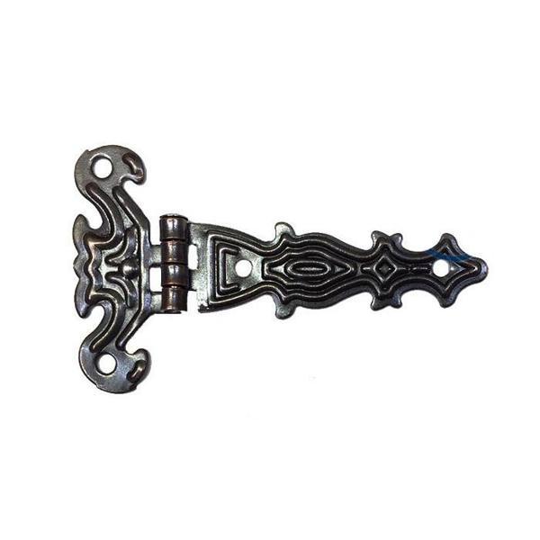 Dekoratif, Sac Tek Kuyruklu Menteşe - 40x68 mm, Küçük, Eskitme, 1 Adet - Image 1