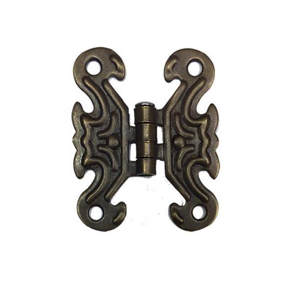 Dekoratif Sac Kelebek Menteşe - Küçük, Antik, 100 Adet - Image 1