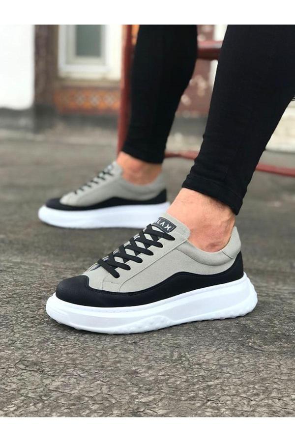 Wagoon WG507 Siyah Gri Erkek Ayakkabı - Image 1