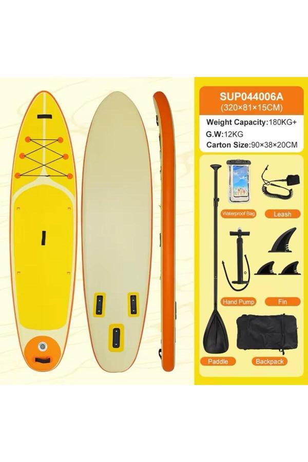 Funwater Naviair Paddle Şişme Sup Board/Stand Up Paddle Board 320X83X15 Cm Turuncu - Image 1