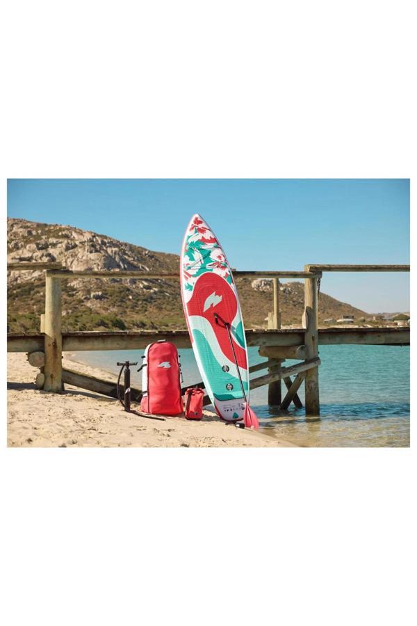 F2 Sup Çift Odacıklı Yüksek Damla Dikiş Malzemeli Full Set Pembe - Image 1