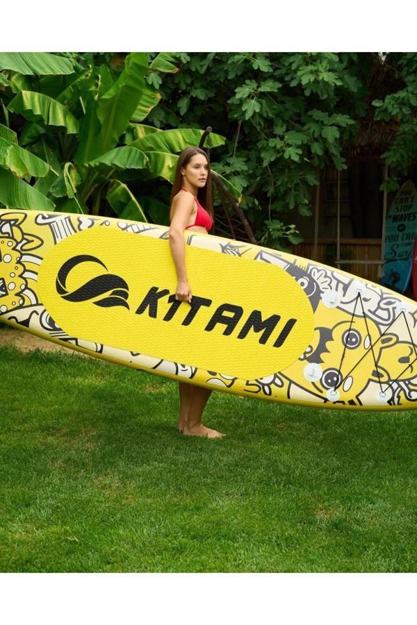 Kitami Şişme Sup Board/Stand Up Paddle Board 335X84X15 Cm Sarı - Image 1