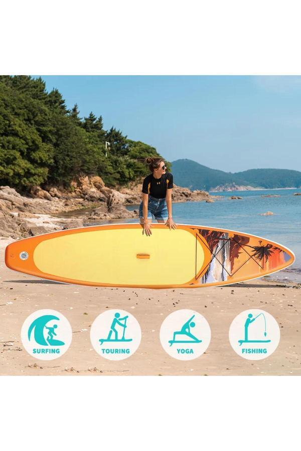 Funwater Orange Tropic Şişme Sup Board/Stand Up Paddle Board 350X83X15 Cm Turuncu - Image 1