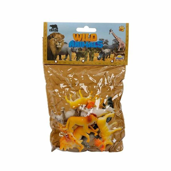 Crazoo Vahşi Hayvanlar Poşetli Hayvan Oyun Seti Geyik - Image 1