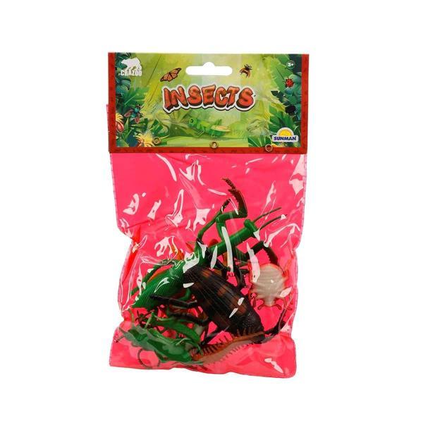 Crazoo Böcekler ve Yılanlar Poşetli Oyun Seti Böcekler - Image 1