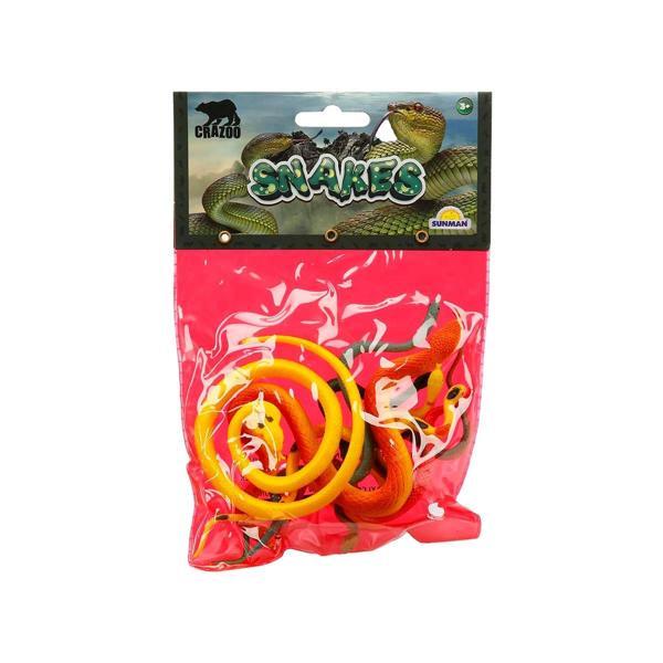 Crazoo Böcekler ve Yılanlar Poşetli Oyun Seti Yılanlar - Image 1