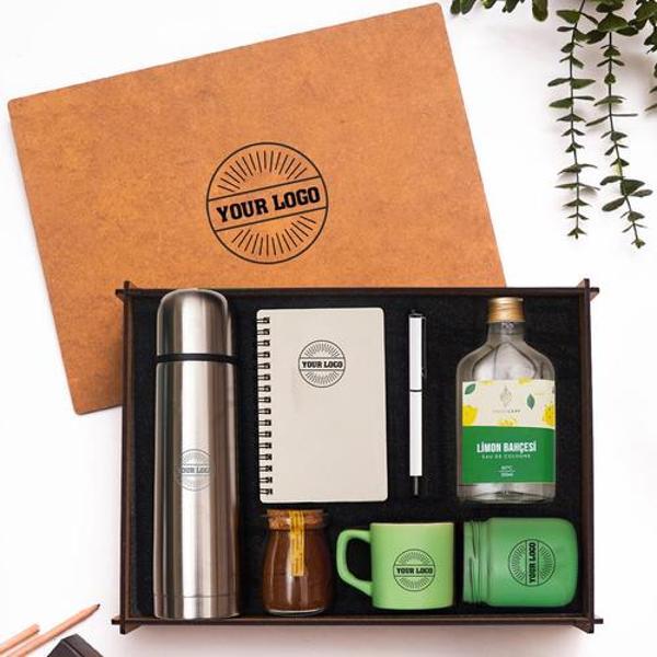 VIP Ahşap Kutulu Kurumlara Özel Hediye Seti 3626-09 - Image 1