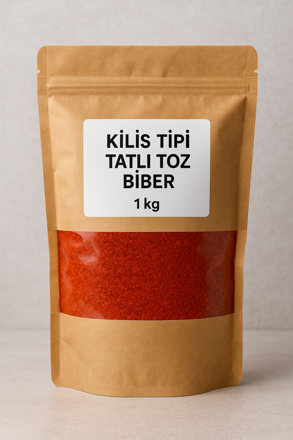 Kilis Tipi Tatlı Toz Biber 1 kg – Doğal, Renkli ve Yoğun Aromalı Pul Biber Lezzeti - Image 1