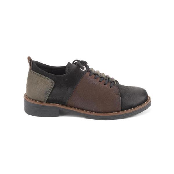 MAMMAMİA D25KA-3420 KISA TOPUK BAĞCIKLI DERİ KADIN AYAKKABI - Image 1