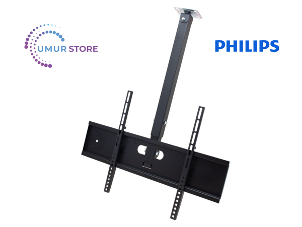 Philips 50PUS8009/62 LED 4K Ambilight Televizyon Hareketli Tavan Askı Aparatı - Image 1