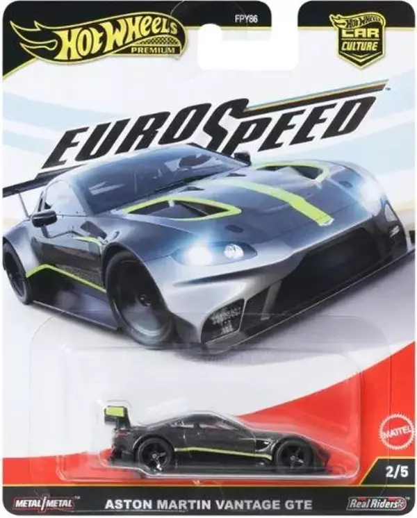Hot Wheels Premium Car Culture Euro Speed Aston Martin Vantage GTE FPY86 JBK76 - Image 1