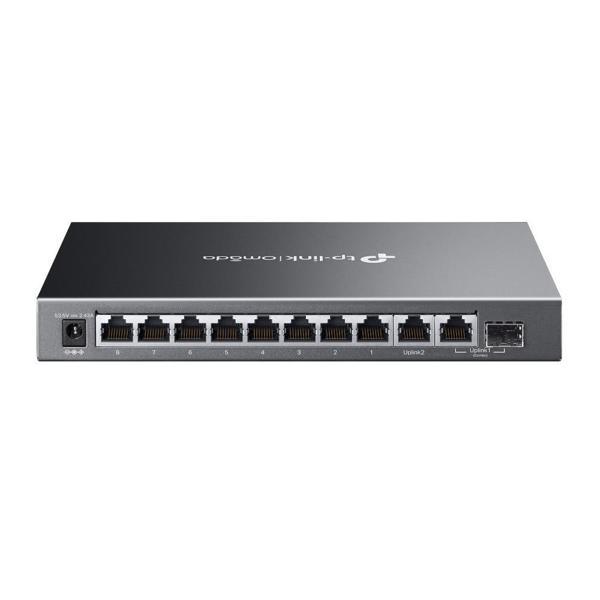 Omada Tp-Link ES210GMP 8 Port 10-100-1000 Poe+ Switch 1 Port SFP + 1 Port Uplink Cloud Switch - Image 1