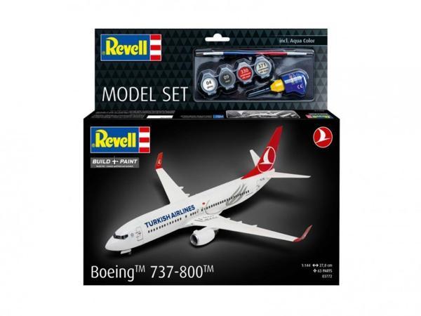 Revell Model Set Türk Hava Yolları Boeing 737-800 63772 - Image 1