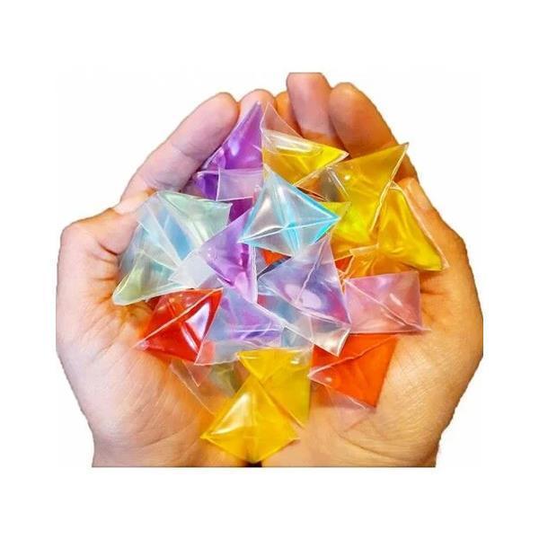 Üçgen Kolonya 100 Adet Nostaljik Poşet Kolonya - Image 1