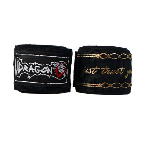 DragonDo 83831 Just Trust Yourself Gold Logolu 3,5 Metre Bandaj Boks Bandajı - Image 1