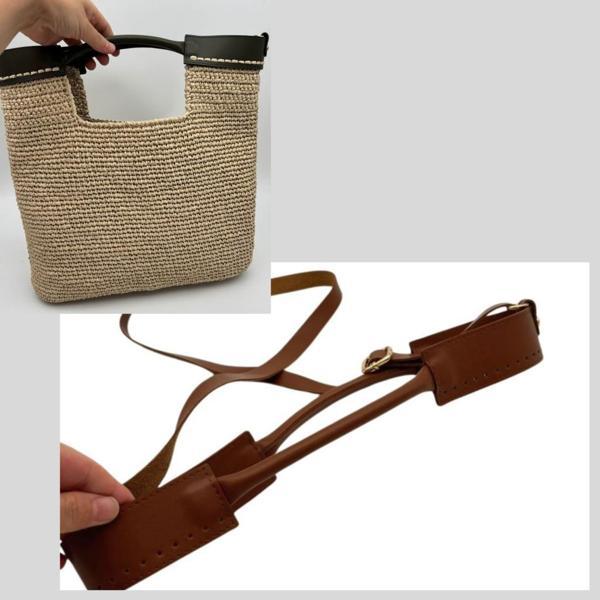 Çanta Aksesuar Tutma Saplı Model Çanta Yapım Aparatı Taba Renk Light Gold Metalli - Image 1