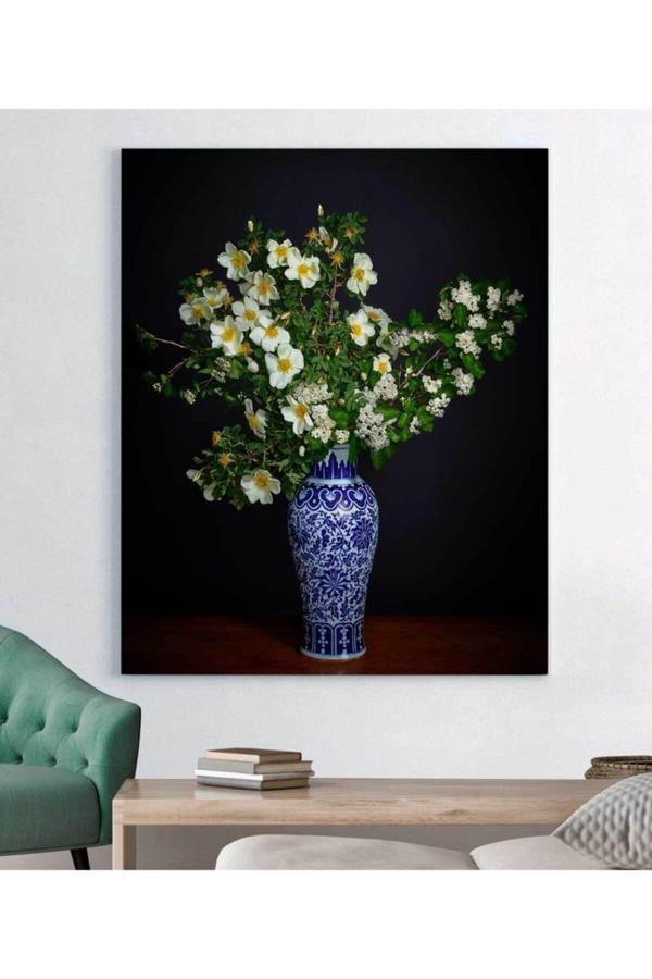 Çiçek Resimli Kanvas Tablo - Image 1