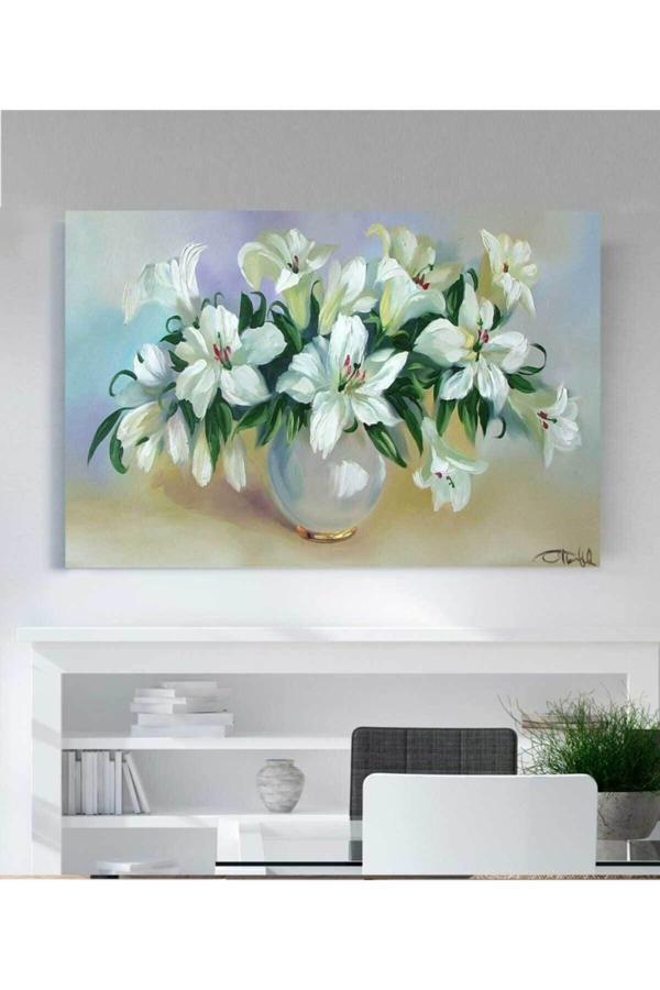 Çiçek Resimli Kanvas Tablo - Image 1