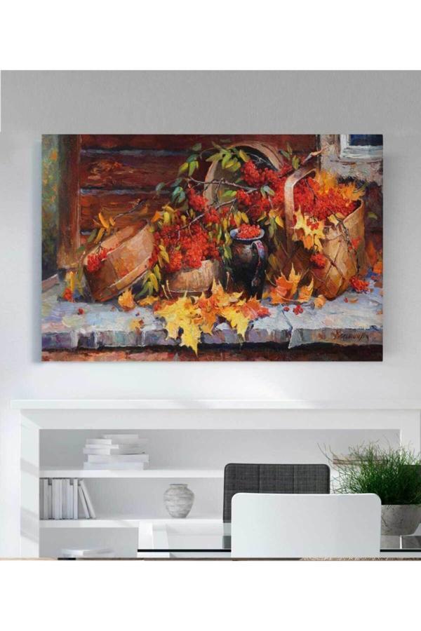 Çiçek Resimli Kanvas Tablo - Image 1