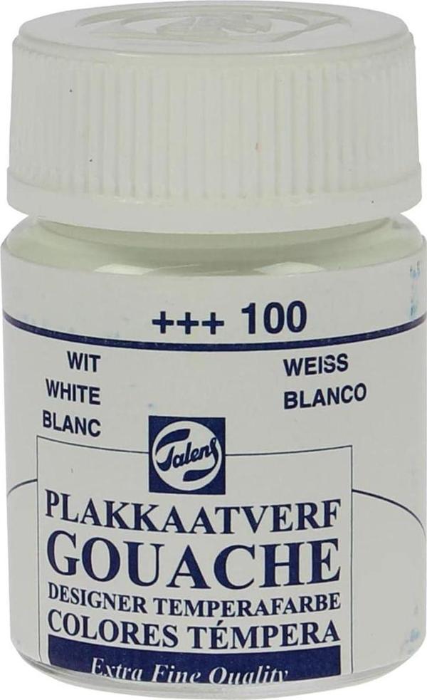 Talens Gouache Jar 16ml Guaj Boya White / 100 - Image 1