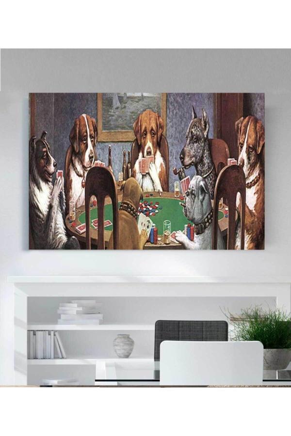 Köpek Resimli Kanvas Tablo - Image 1