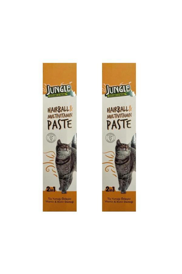 Jungle Hairball & Multivitamin Kedi Macunu 75 Ml (2 Adet) - Image 1