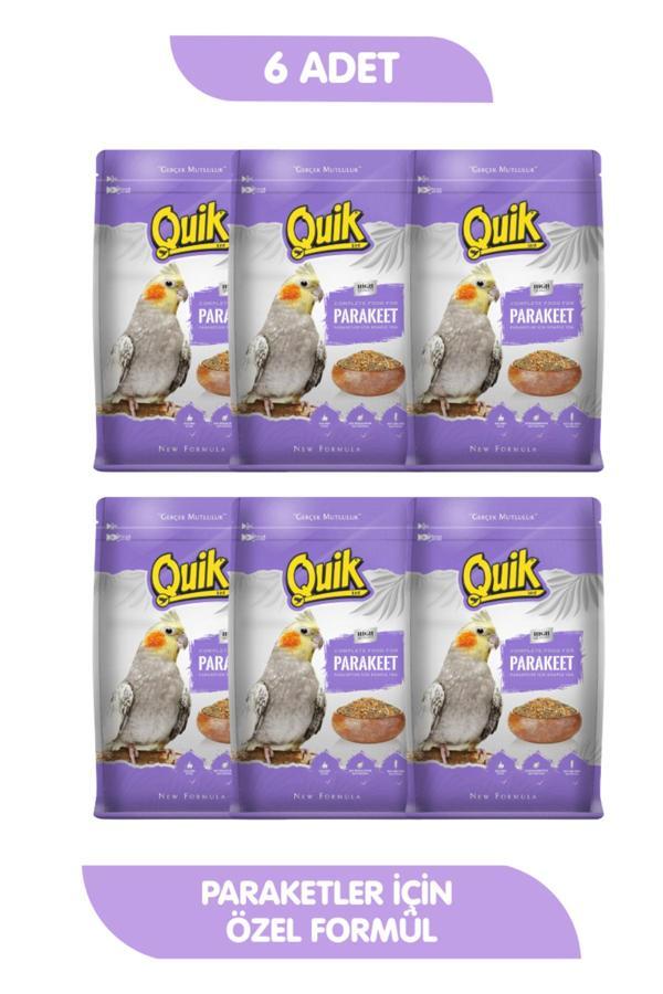 Quik 6Lı Set Paraket Yemi Yenilenen Formül 750 Gr - Image 1