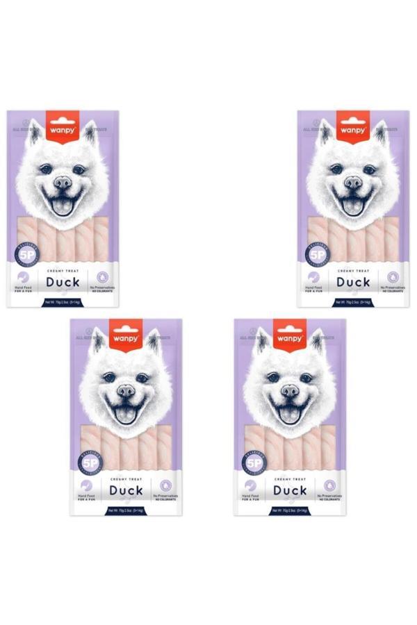 Wanpy Ördekli Krema Köpek Ödülü 5X14 Gr X 4 Adet - Image 1