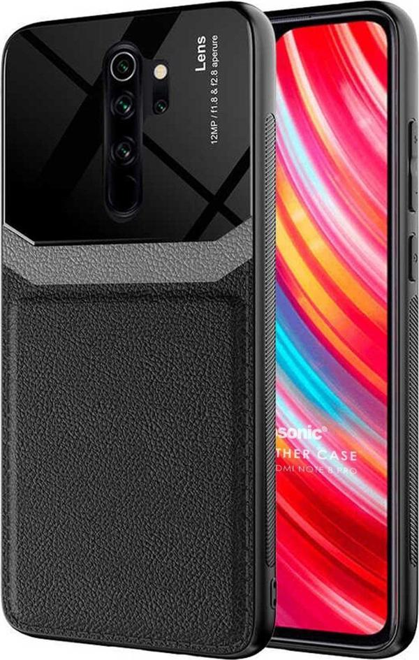 Microsonic Xiaomi Redmi Note 8 Pro Kılıf Uniq Leather Siyah - Image 1