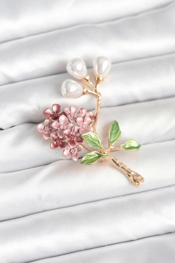 Çiçek Model Broş - Image 1