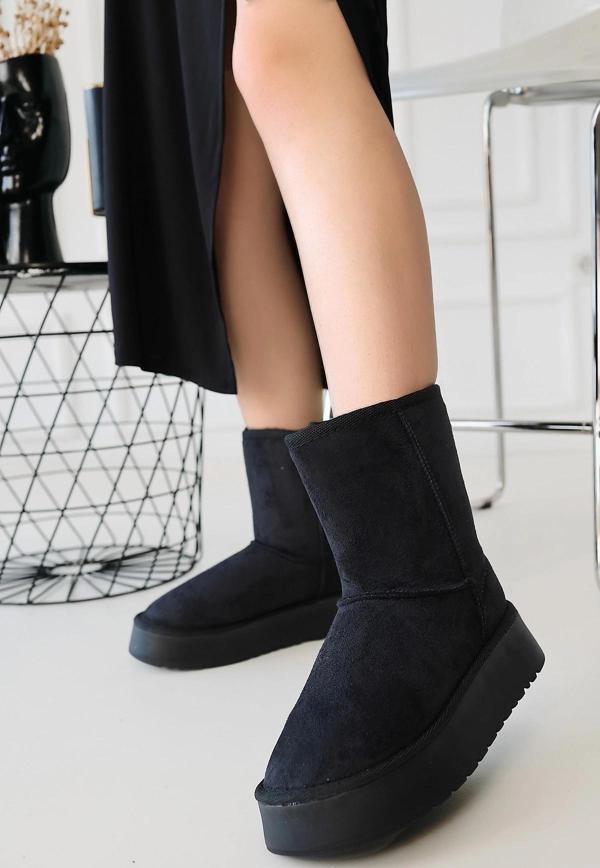 Sophia Siyah Süet Bot - Image 1