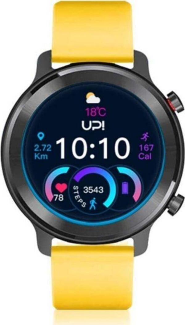 Up! Watch Upwatch Upsmart Slim Black Yellow Unisex Kol Saati - Image 1